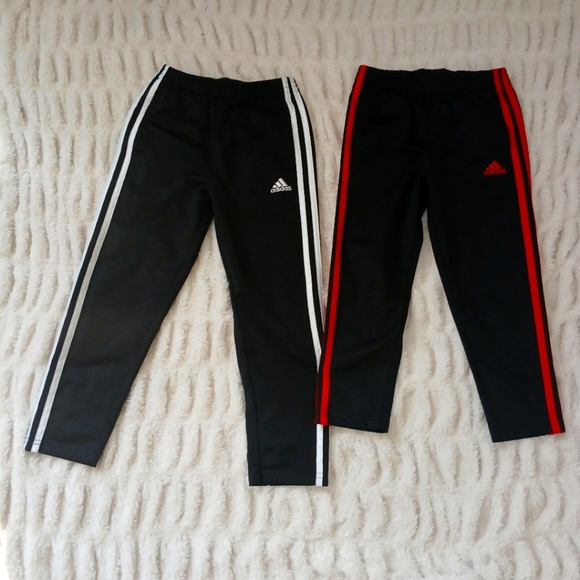 Adidas Black and White Sweatpants for Active Comfort - Picture 1 of 3